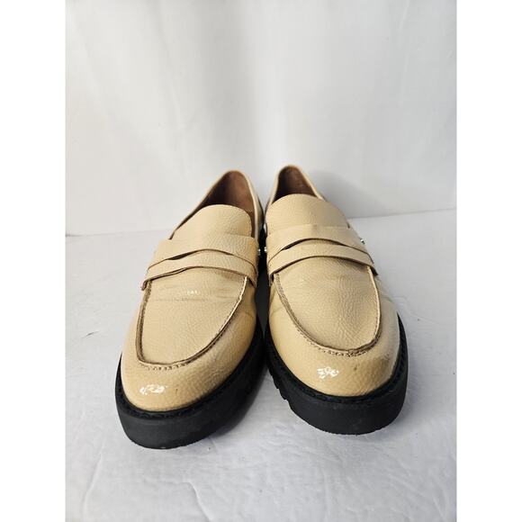 Chunky Y2K Design Shoes Franco Sarto Size 9 Womens Balin Lug Sole Penny Loafer - Picture 2 of 7